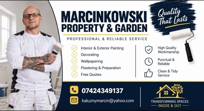 Marcinkowski Property & Garden service card